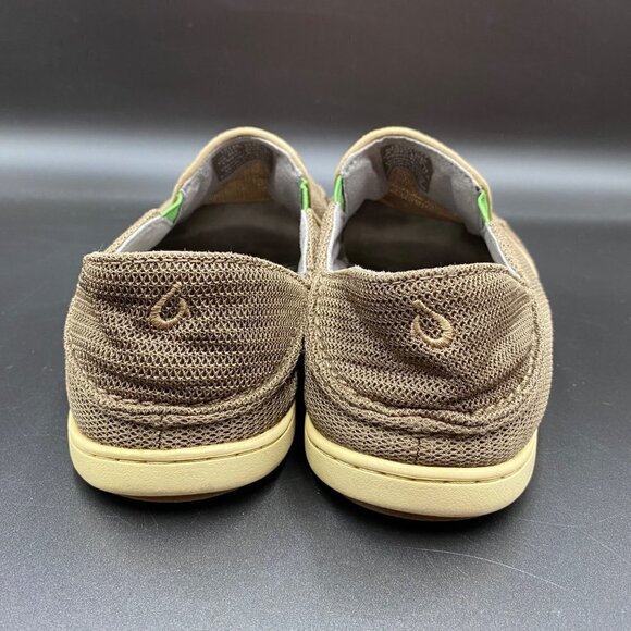 Olukai Nohea Mesh Slip On Tan Sneakers Men's Size 8.5 - Picture 4 of 10